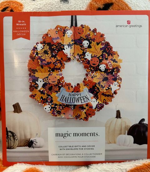 Fall & Halloween Cards - Super cute Halloween wreath!