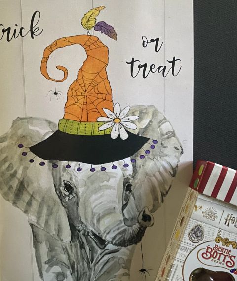 Fall & Halloween Cards - Elephants, Bertie Botts & Dark Marks, Oh My!